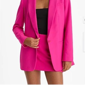 Express EDITOR Berry Blazer for Women